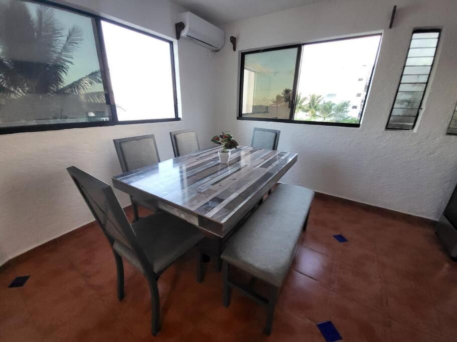 2 Rooms Apartment With Private Beach In Puerto Juarez Cancun Dış mekan fotoğraf